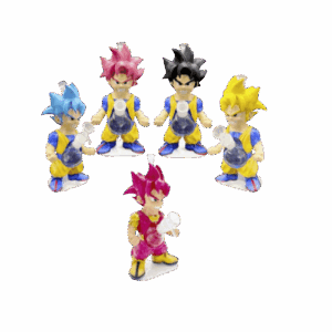 8.5 INCH SAIYAN 3-D BONG – BLUE, PINK, GREY, YELLOW, HOT PINK, SOLD ASSORTED - v3